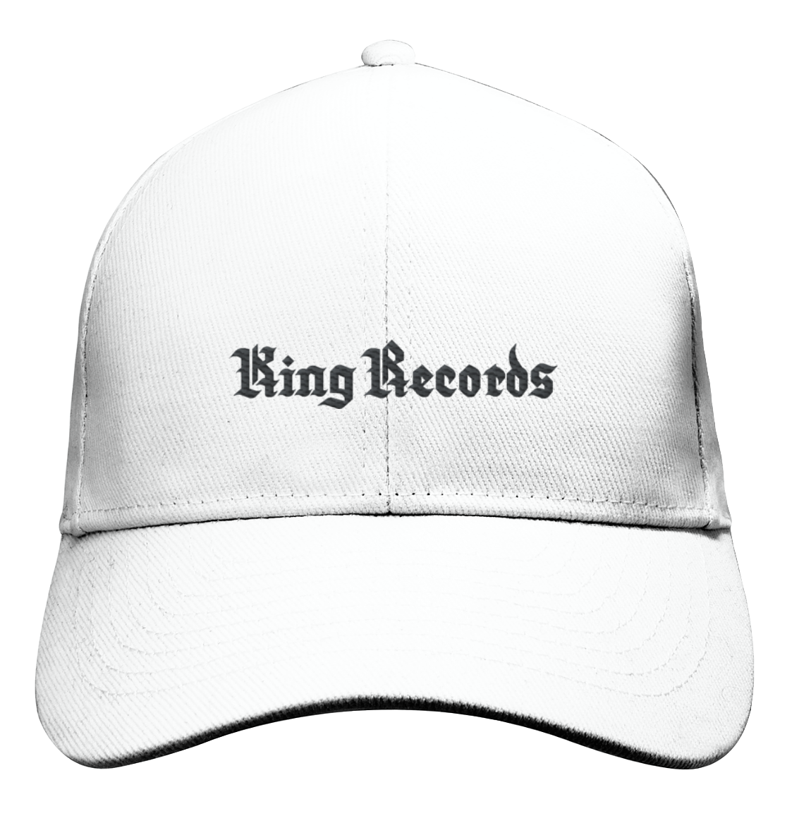 King Records Schriftzug Schwarz - Baseball Cap